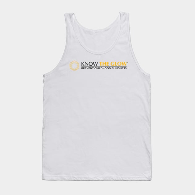 Know The Glow Logo Tank Top by World Eye Cancer Hope